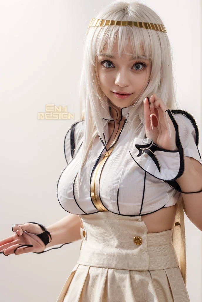Anime girl with long hair and cat ears sitting on a bench, sexy maid in a magical forest, white-haired deity, Tifa Lockhart with white hair, seductive anime girl, high detail official illustrations, shikami, white-haired, [ 4 k digital art ]!!, detailed digital anime art, small curvy loli, biomechanical oppai, (touches crotch:1.3), (caresses crotch:1.3) ,(hand between legs:1.4), excited, (ahegao:1.3), (knees wide  divorced: 1.4), ((touches the 1.4)), wet with excitement, (without panties: 1.4)