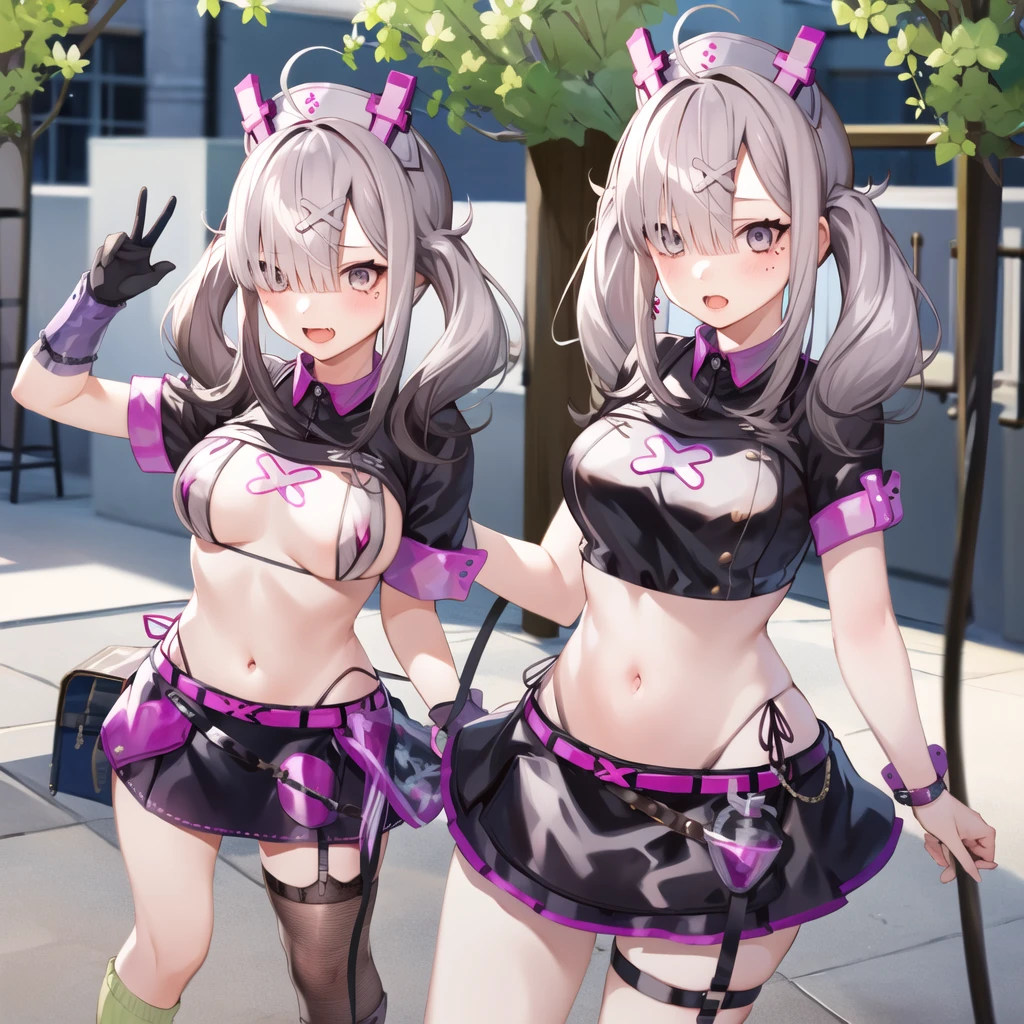 SilverWolf V4, (Masterpiece: 1.2), Best Quality, (Illustration: 1.2), (Hyperdetail), Eye Focus, (Elaborate Glow, Pink Lens Glow), (Movie Background), (((Color)), Ultra Detail, (Fine Detail), (Intricate Detail), Octane Rendering, HDR, (Ultra Detail: 1.15), (Soft Light: 1.2), 1 Girl, Beautiful Girl, Rabbit Ears, Ultra Detailed Eyes, Mature, Plump, Rainbow Drops, (Supermodel:1.3), Composed of Paint, Fully Painted, Sputtering, Splattering, Indoors, (Bioluminescent Hair: 1.1), (Glowing Eyes), ((Makeup)), (Cinematic Masterpiece), Ferocious, Powerful, Splashing Colors Absolutely Eye-catching, (Cinematic Headlights), ((Caustic)), Dynamic Angles, Beautiful Detail Glow, Ambient Occlusion, Ambient Light, Ray-Traced Reflections, (Best Lighting, Extremely Delicate and Beautiful), ((Cinematic Light)), (Soft: 2),. colored glasses, game pixels, retro style, life arcade characters, arcade style world, gloves, jacket, full body, weapon, shorts, black gloves, black jacket, gun, drill hair, black shorts, glasses on the head, blowing bubbles, chewing gum