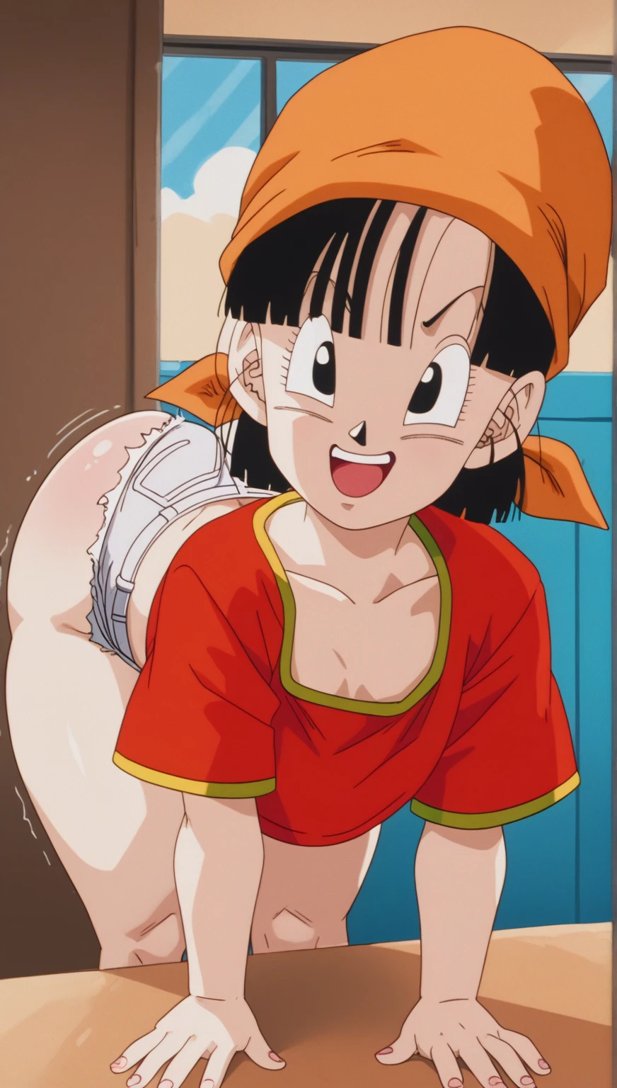 1990s (style),((1girl)),最high quality, Detailed face, Delicate eyes,High resolution, blush, masterpiece, detailed, high quality,high resolution,((from below)),(((squatting ,open legs))),(((open legs))), 非常にdetailedな顔, Extremely detailed CG,(Detailed and beautiful eyes:1.6)),((Navy blue China Dress)),(((Black Hair))),((MILF)),(((restrained))),(((((rope))))),((Dragon Ball)),chichi,((POV))(from below) ,show off pussy,(pissing),(pee),Peeing,(((pubic hair))),(((Armpit hair))),Raise your arms,(((((Put your hands behind your head))))),(((anal sex))),((((((((Large amounts of armpit hair)))))))),(((((huge pubic hair))))),(((((Tying your hands))))) ,,((((((tie one's feet)))))),(((((Bind the chest)))))(((anal in penis))),((((show off anal))))