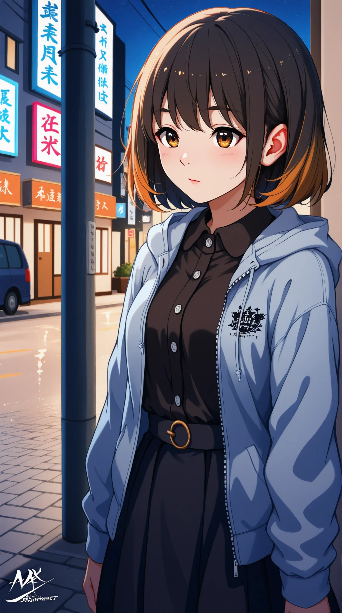 NSFW,,flashing,show pussy:1.1,(8k, Raw photo, Best quality, ​masterpiece: 1.2), ​masterpiece, super detailing,Best Lighting, (Realistic and realistic photos: 1.4), high-definition RAW color photography:1.3, highly detail mouth,1 girl, (loli:1.5,6 years old:1.5,unzip hoodie,pleated checkered skirt),(black Highsocks,skirtlift:1.3),background blur, blush:1.2, depth of fields, hair between eye,Short hair,shiny hair,,(oiled skin:1.5,shiny skin),((full body)), embarrassed:1.53,afraid:1.5,black hair,at City alley,(crowded),at Night,(unzipped hoodie:1.3)