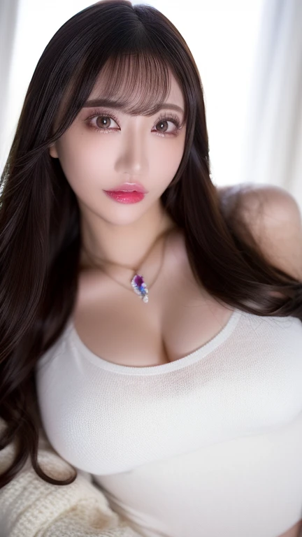 (extra large breasts: 1.6), (half body), very detailed and beautiful, masterpiece, highest quality, ultra high resolution, 16k, realistic, ultra detailed, 1 girl, forehead, dark hair, solo, ((very voluptuous glamor) ), Squinted eyes, dark eyes, sparkling eyes, black hair, gloves, dress, luxurious jewelry, earrings, piercing eyes, elbow grooves, hair tied up with hands up, random colored silk off-shoulder bra that clings tightly to the body, Silk short dresses in random colors, various and bold postures, long eye makeup, narrow eyes, smiles, lipstick, complex petal patterns, rim lights, backlights, pastel colors, studio lighting.