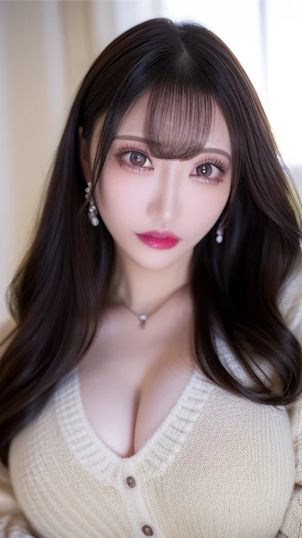 A beautiful Japanese-Korean woman so realistic you could mistake her for a photo(Big Breasts)