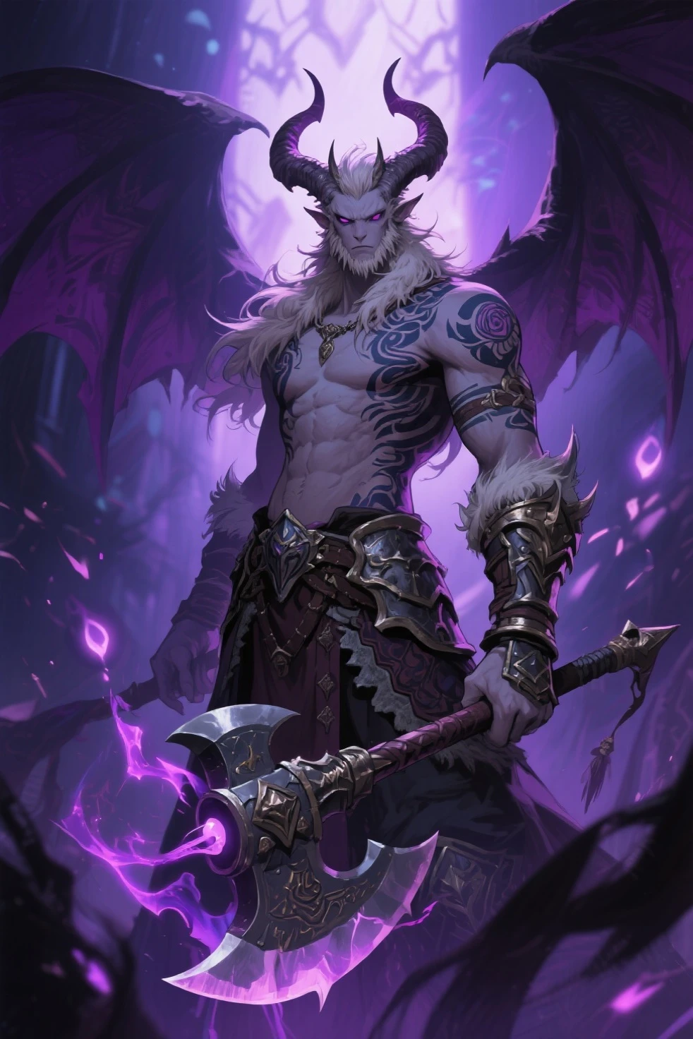 Pitbull with dragon body