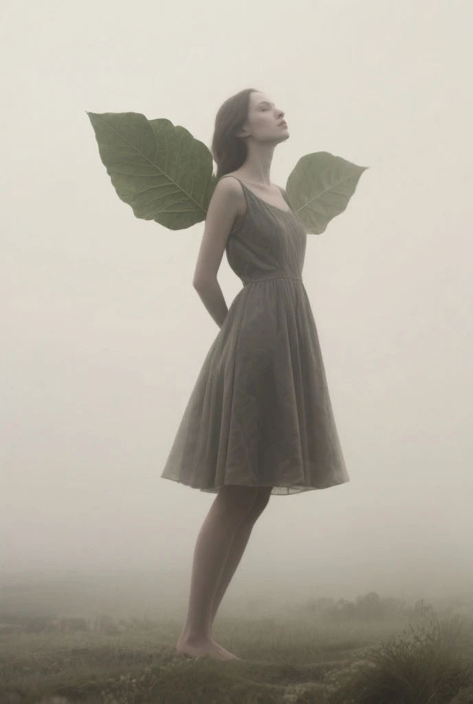 forest nymph under the oak tree