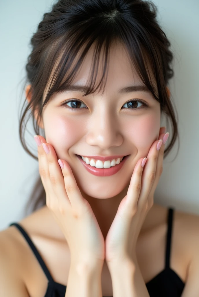 Extreme close-up portrait, beautiful girl with her love-struck - SeaArt AI