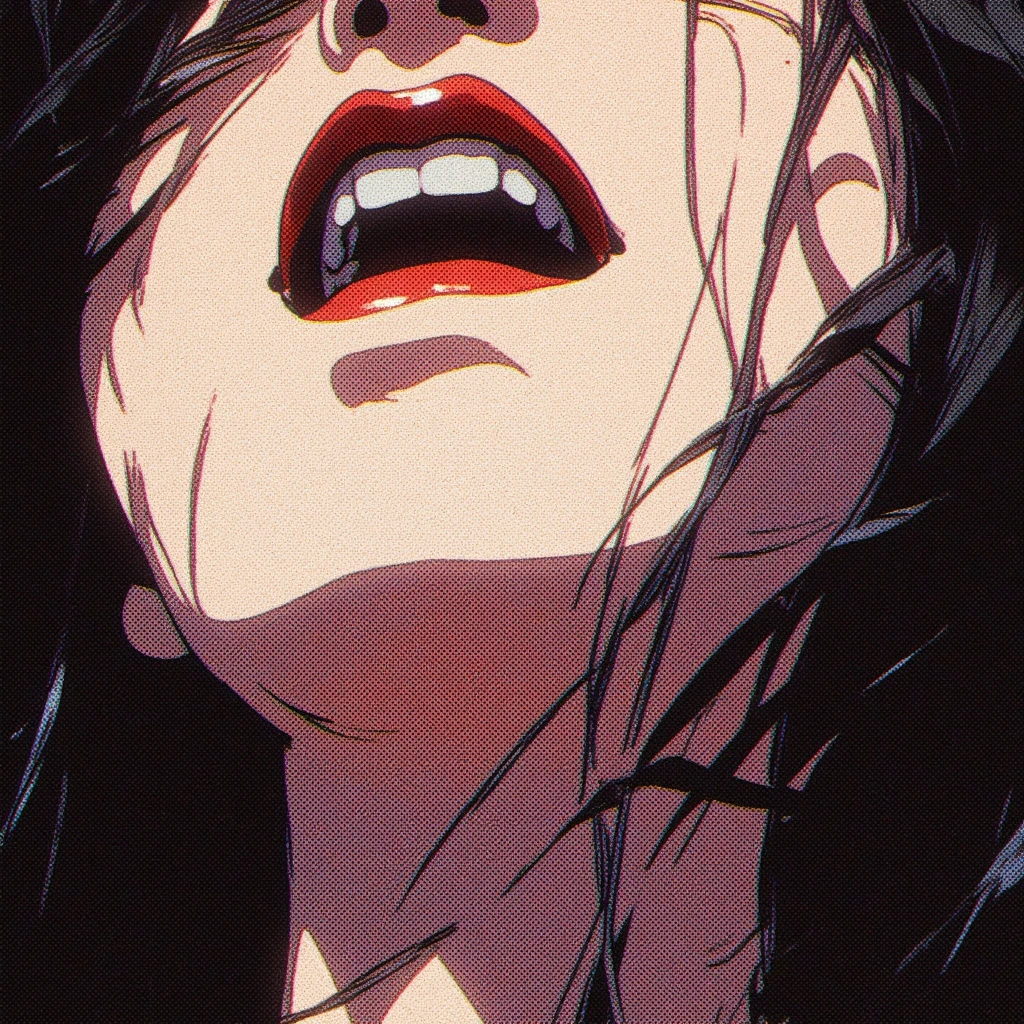 1girl,solo, (8k, best quality, masterpiece:1.37), (RAW photo), (detailed face and eyes), super detailed, best quality, anime girl with super high resolution, black hair and black necklace with blood droplets, portrait of vampire queen in gorgeous black dress, anime girl in black dress, 1 7 years old - anime gothic girl, gothic art, detailed fan art, solo, crazy, looking at the audience, high quality fan art, tifa lockhart bare-shouldered, black dress, Black hair, black hair and white teeth in the rain, in the rain, extremely seductive, albedo style of anime overlord, 17 years old gothic girl, selected anime stills, black hair, tongue sticking, fangs, blood stains, stained glass purple moonlight and chandeliers.