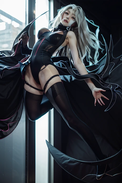 Garota vampira Shalltear Bloodfallen: Overlord Anime, best quality, master part, (Realistic:1.2), headpe, rosto detalhado, (((master part))), (((best quality))),(((extremamente detalhado))), illustration, misterioso,