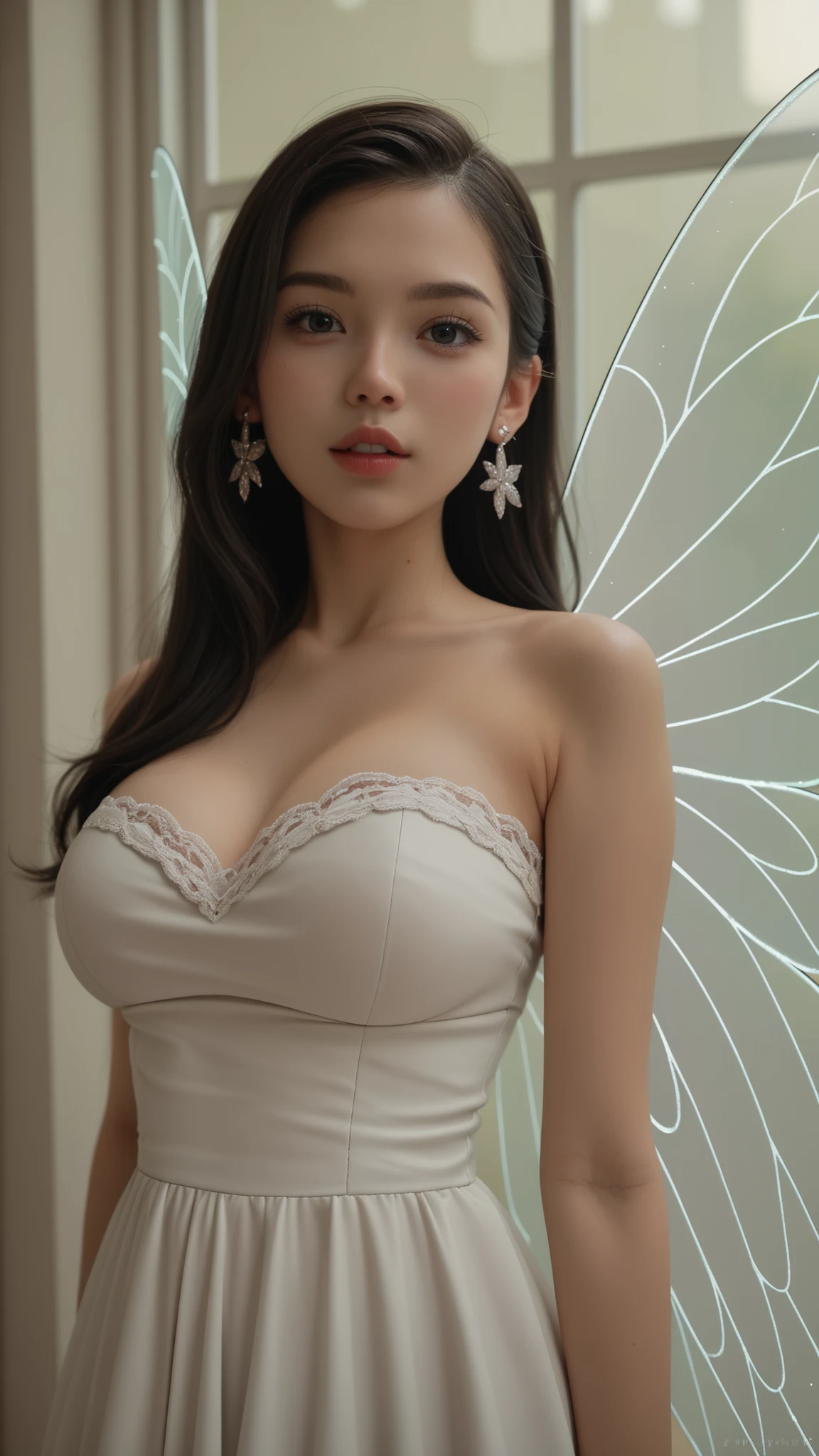 see-through, nightgown, Beautiful dance dynamics, Long legs , Calf((Flowing long hair))Official Art , Unity8k Wallpaper , Extremely detailed , Visible cleavage, Pretty and beautiful , Sexy long legs, masterpiece , best quality ,Practical, Very detailed illustrations ,Extremely detailed , Intricate details , Extremely complex and detailed , Very detailed 8KCG wallpaper , Caustics .reflection , Ray Tracing , Devil Theme ,nebula ,Dark aura, Network Effects , (1 Girl)Solitary , 小蓝Butterfly , Dozens of monarch butterflies around , (Blue plasma flame , (insect , Butterfly)) 圣光Butterfly天使 , Butterfly翅膀 , Pastel tones in Rococo style ,Light white and light dark red , Incredibly beautiful , Cherry blossoms , Surrealism ,painting , Ethereal , Mixing reality and fantasy elements ,Ray Tracing , Complex patterns , Delicate lines , Perfect your hands, Starry Sky , rich and colorful , Star