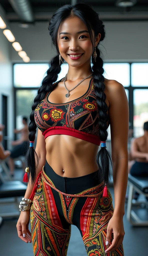 aztec girl, skirt, sexy, long hair, abs, bra