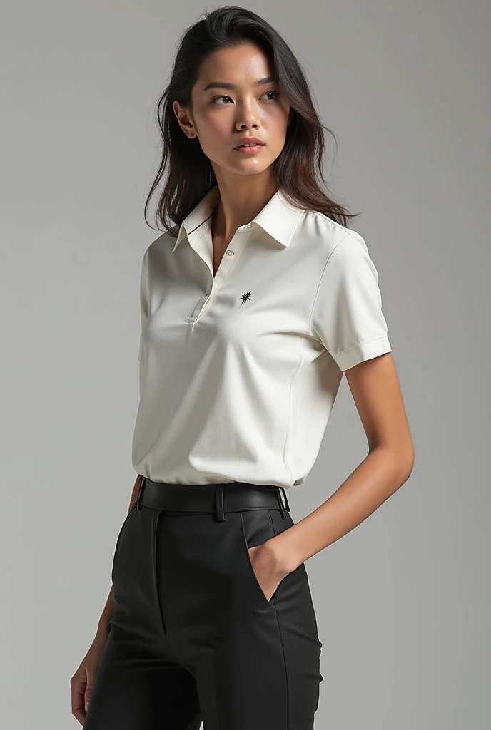 a yellow polo model for women