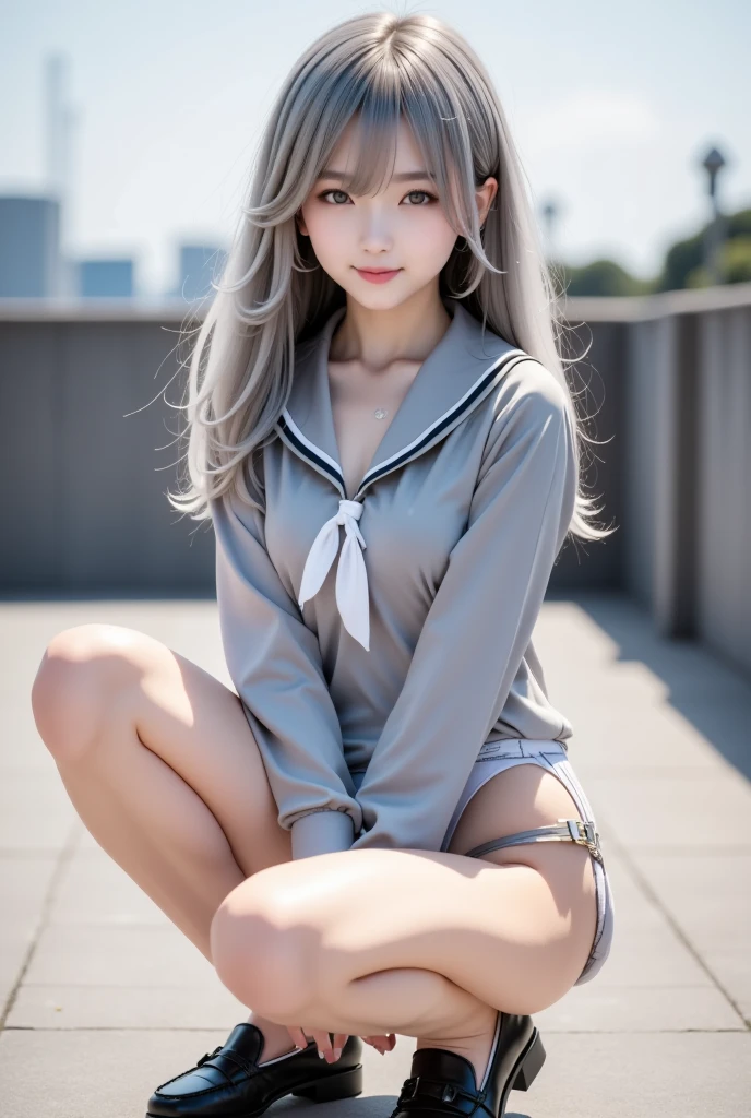 (8k、Ultra high definition、masterpiece、Anatomically correct、Textured skin、High resolution、highest quality、high resolution、Professional Lighting、)Gal,Anatomically correct,Beautiful details, highest quality, (masterpiece:1.4), High resolution, Very detailed, Beautiful details girl, (Realistic:1.4), High resolution RAW color photos, Professional photos, Very detailed eyes and face, Natural light, Facial details, Shiny skin, Tight waist, Small Ass, Thin legs,(Pink Lips, Dark Blush,),(Earrings),(ネクタイと紺色のスカートのuniform:1.2),(Please raise your knees:1.5),(White panties:1.4)、Gal、Tanned brown skin、Sitting、Open your legs and put your shoes on the seat、Beautiful Face:1.5、Wearing a sailor uniform、Perfect proportions、Splits like Sharon Stone、Please open your legs、Sensual legs、Breasts are visible、Nipples are visible、Pubic hair is visible、The shape of the female genitals is clearly visible、((幸せいっぱいのsmile:1.3))、Legs wide open、The genitals are visible、Genitals are visible、Breasts are visible、Nipples are visible、Silver Hair、Blue Eyes、uniform、smile、Laughing with tongue out、Looking at the camera、Sexy expression、Sexy face、Impersonating a kiss、Blue Eyes、smile、high school girl、uniform、Wearing a sailor uniform、Breasts are visible、Nipples are visible、Pink nipples、Pink areola、Nipples are erect、、Silver Hair、Blue Eyes、uniform、Wearing a sailor uniform、SEXしている
Beautiful Face、Wearing a sailor uniform、あどけない幼さの残るhigh school girlのuniform美少女、Realisticなアニメの女の子、Dripping sweat、Sweating a lot、White panties、Panties are soaked、
