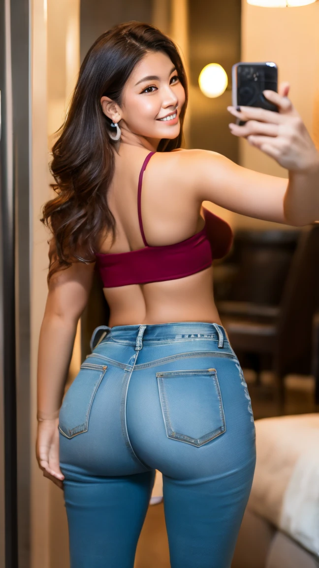 big ass, shows her big ass, ultra realistic