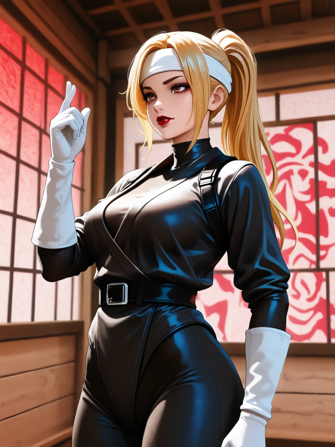 Tsunade large-breasted black silk