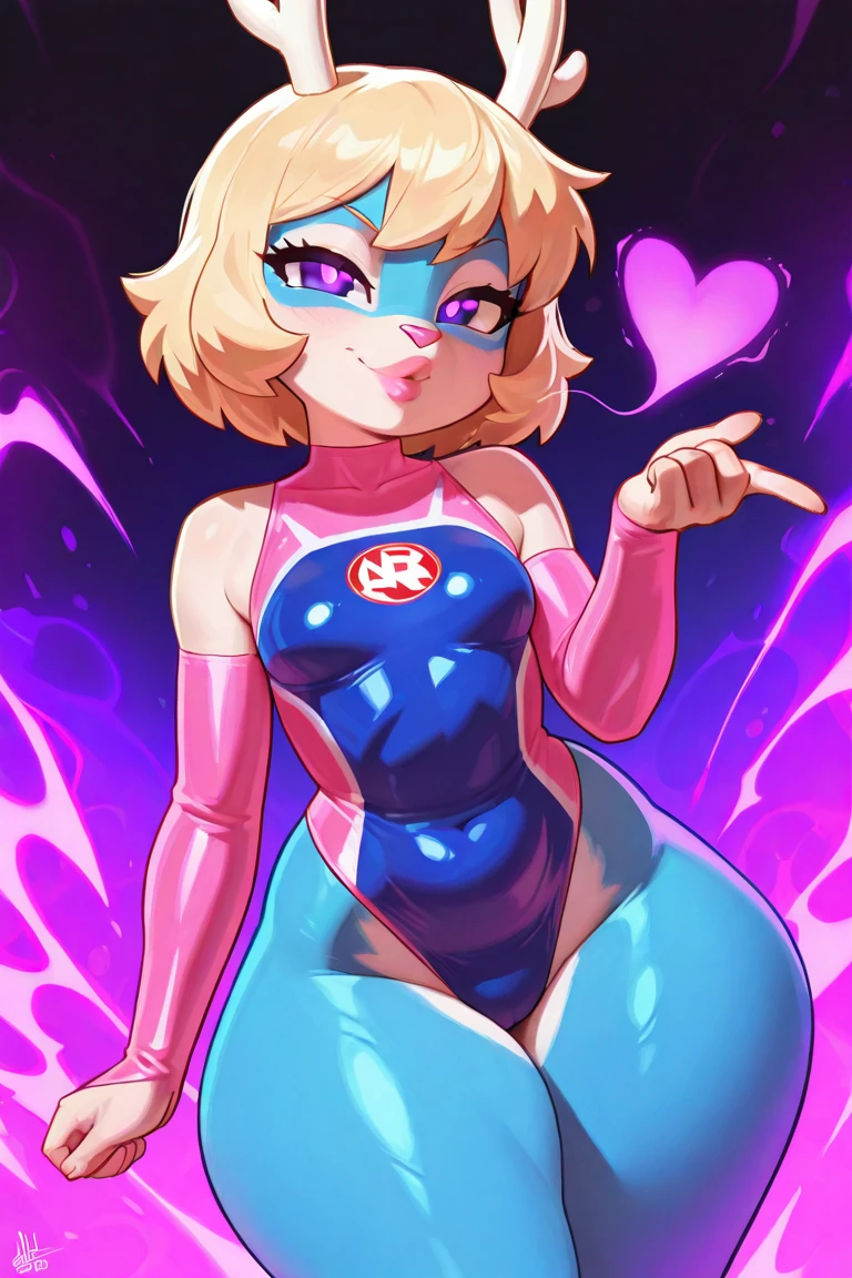 score_9, score_8_up, score_7_up,StaButty, a blonde white girl with a red headband,looking at viewer,highly detailed, intricate texture, cinematic lighting, vibrant colors, realistic,big breasts,masterpiece,blue eyes,best quality, 8k, detailed skin texture, beautiful detailed face, intricate details, ultra detailed, ultra high res, 8k uhd, delicate,thin,cleavage, young woman,laughting,sexy, Gorgeous princess,natural breasts, perfect anatomy,(heart shape tatoo on face:1.2), curvy, sexy, (full body:1.3), shapely body,legs,cute,Harmonious,sun light,good eyes, <lora:StaButty_XL_Pony:0.85>,(bodysuit:1.2),(evangelion:1.1)