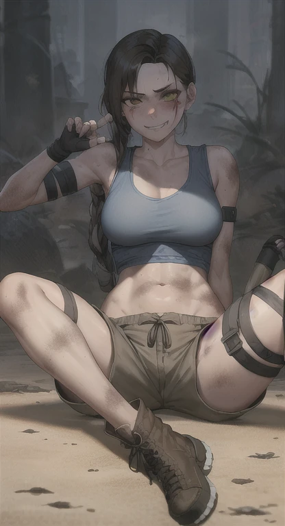 chica sexy, Hinata Hyuga, Naruto, With big breasts, Naruto Shippuden, Teaching what is improper, Kunoichi, Ninja, The leaf village, huge butt, From the hyuga family, With glasses, mini skirt, gothic, 4K, beautiful, shy, NSFW, 8k