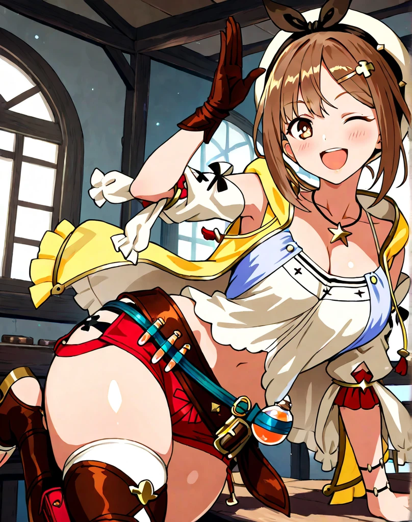 masterpiece, best quality, idol costume, solo, ((white background)), multiple views, (sex pose, spread legs, pussy, fellatio, cock sucking, standing, crouch, sex from behind), thong, skirt,