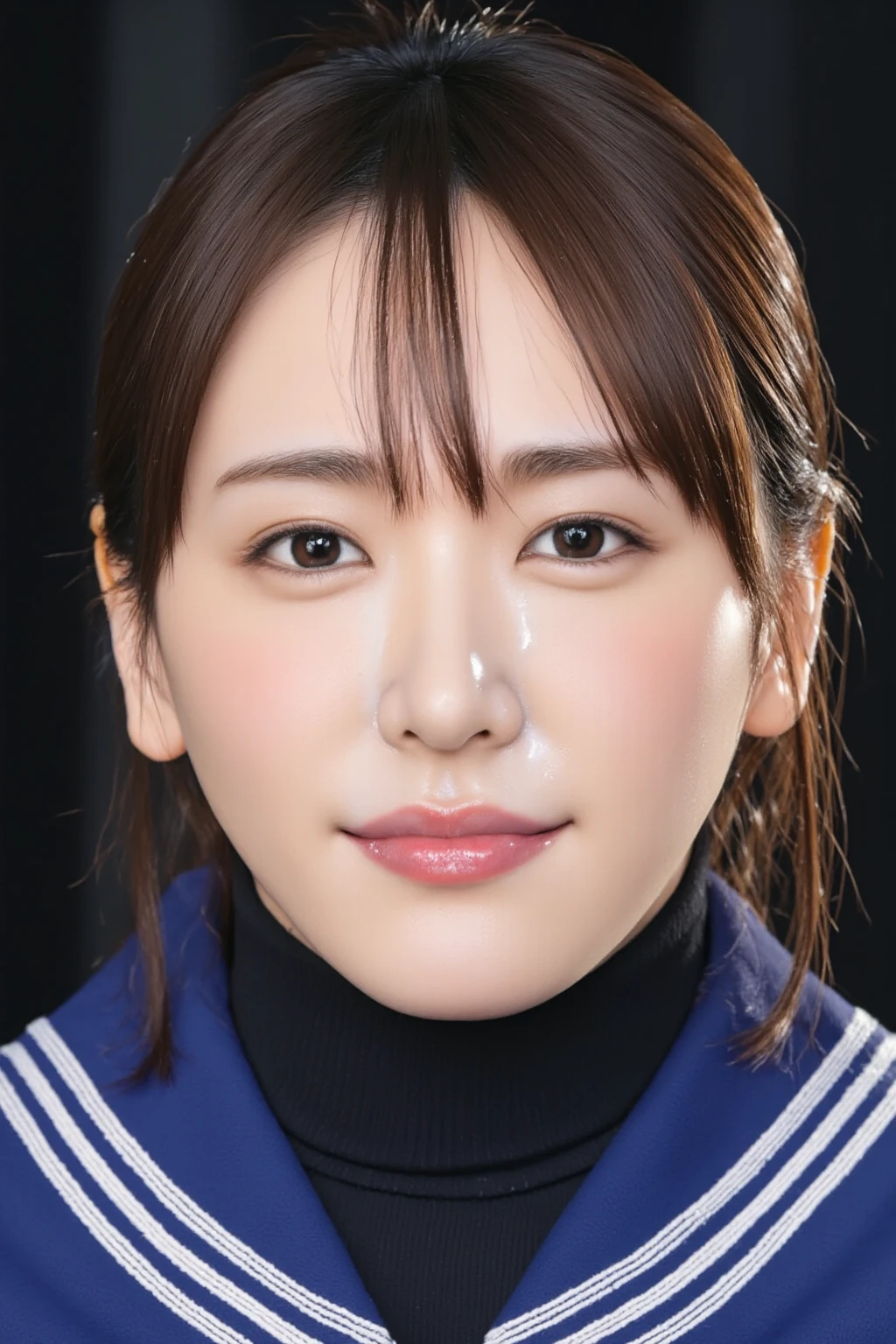 Smile, (Best Quality:1.5), (Skin texture and pores:1.7), Sharp focus ...