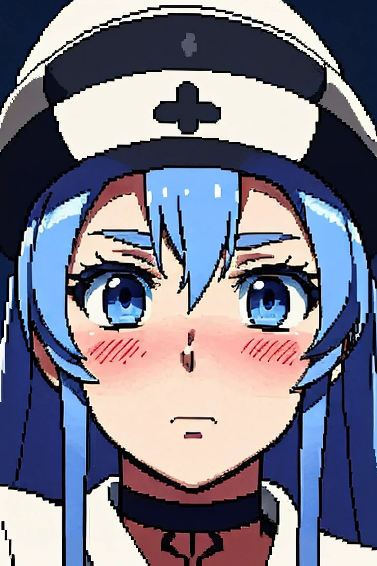 (masterpiece, 8k :1.2),(beautiful face:1.2),(realistic:1.2),(anime:0.9), mood, (roxy migurdia:1), (1girl),bangs, black headwear, blue eyes, (blue hair:1.4),brown cape, witch hat, braid, close-up, hair between eyes, hat, long hair, (naughty face:1.4),blush,heart-shaped pupils, medium breasts, both hands,(topless:1.4),(breasts out:1.3), <lora:stagedDeepthroat_v3:0.8> (stage three,fellatio,deepthroat:1.5),veiny penis,huge penis,blank eyes,squint eyes,saliva on penis