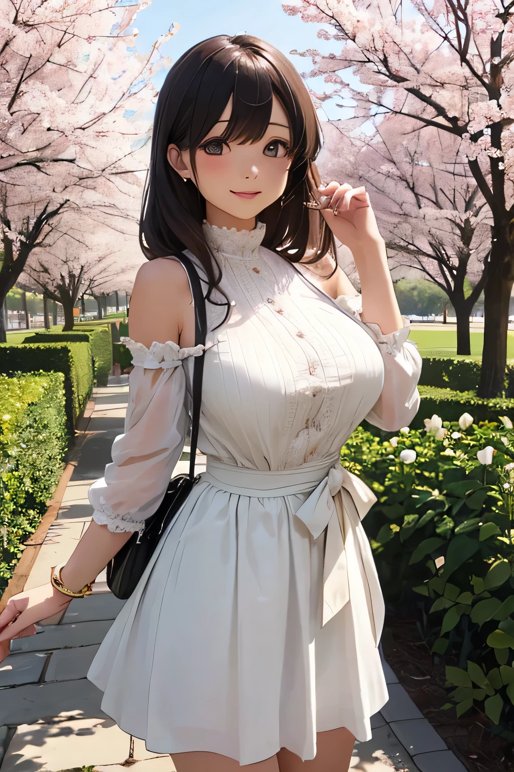 Girl hydrangea