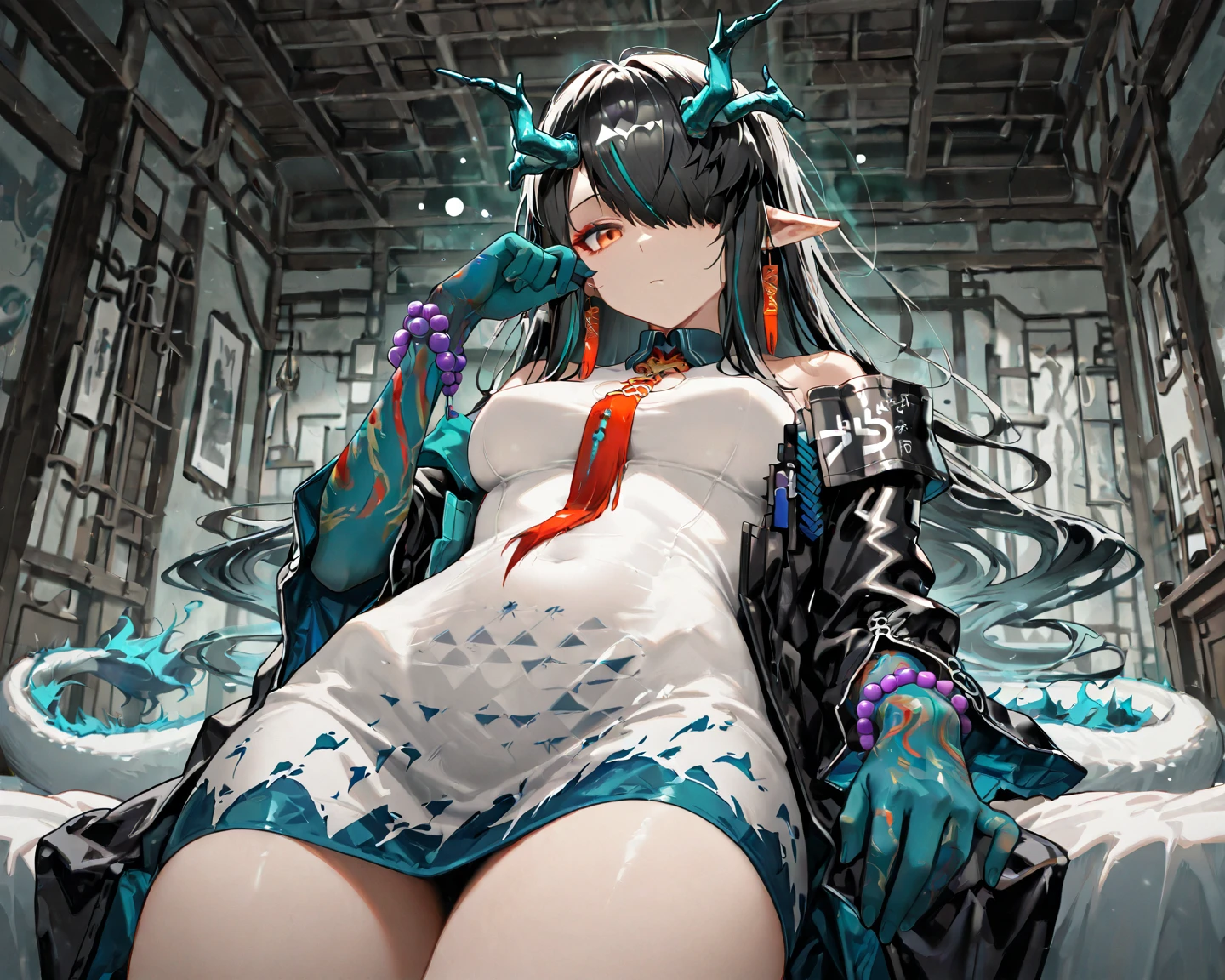 Super high quality by the art god, super detailed, High resolution, anime moe art style, best anime 8K konachan wallpaper, pixiv contest winner, perfect anatomy,break,(Please draw a picture of a girl whose pussy is being stimulated by tentacles..:1.5),break, 1 girl, cute,(little woman,,:1.3),,(flat chest, thin body, small ass), very short hair, All limbs, full finger,between legs,school uniform,nipple, (sweating:1.3),wet hair,(Tentacles caress her legs and arms:1.4), (put your hand on your head, spread your legs:1.2), (Tentacle penis inserted in pussy and ),(pussy fuck:1.5),(Insert a large amount of semen into the pussy),forced sexual sensation, blush, Afterglow,drooling,heavy breathing, (steam breath:1.2), ((A girl trembling at sexual climax:1.4)),ecstasy,(orgasm:1.3),vagina,Dripping love juice,clitoris,expand the uterus,Tears form at the corner of my eyes, research facility, dark room,break,super dense skin,Best lighting by famous artists, 8K, figure,UHD, rough skin