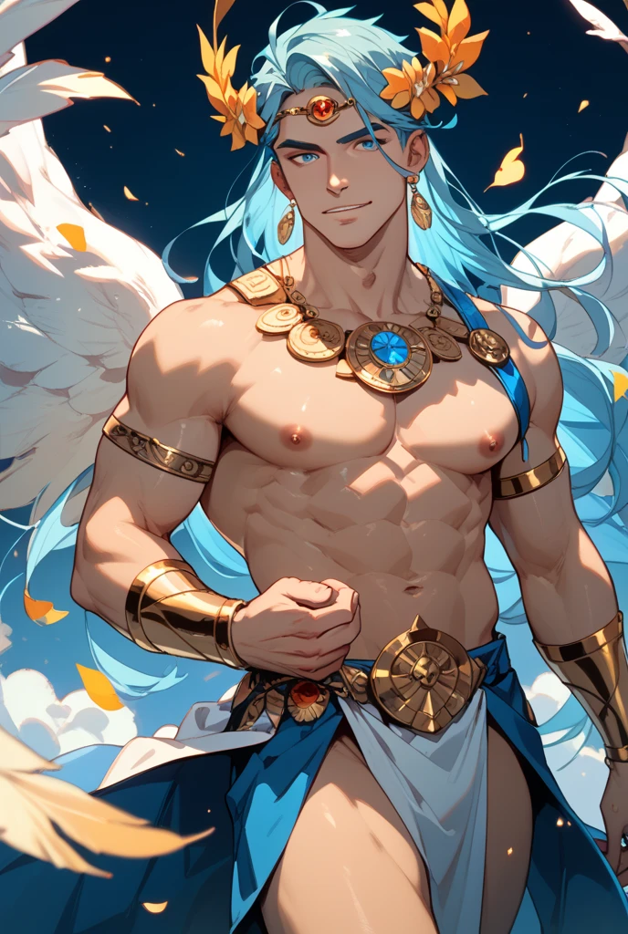 Sun god Apollo,Leave only the body