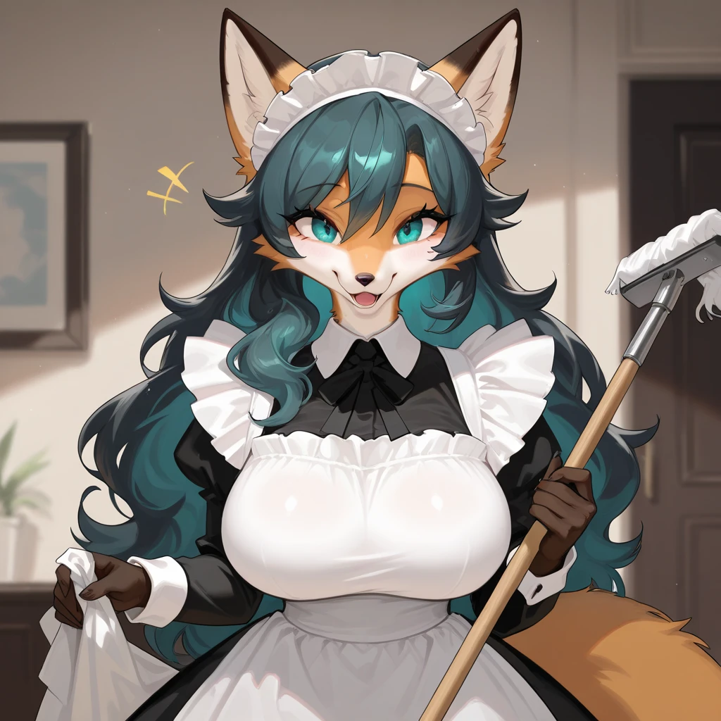 score_9, score_8_up, score_7_up, score_6_up, score_5_up, score_4_up, (solo), female anthro hyena, sexy nurse dress, lusty, fluffy body, long blond hair, turquoise eyes, (thick thighs:1.5)((( offering the breasts))) sex partial clothes, (((cleavage))) semi-butonned uniform niform, (barely_visible_booba) (she is sitting) , giant breasts, garter belt tights