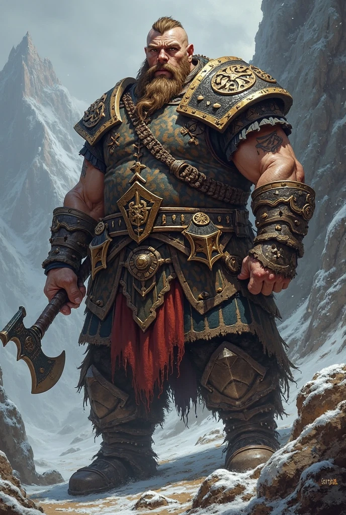 As an image of a dwarf and it says JAMEILER