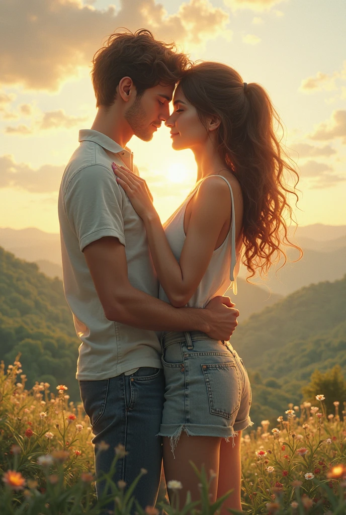 Bike,nature,couple,road,love bite