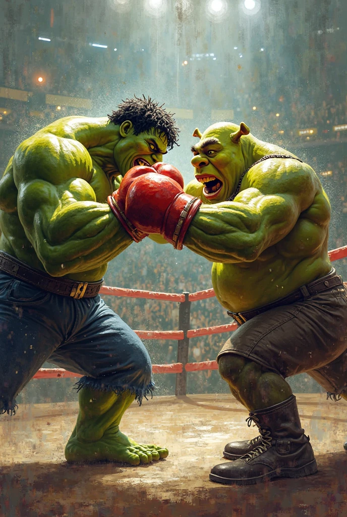 Now have her fighting a giant jalapeño fighting in a boxing ring