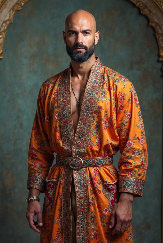 A sexy indian man wearing kurta, handsome face, detailed eyes, great hair, homoerotic, nsfw, masterpiece, posing for photo shoot 