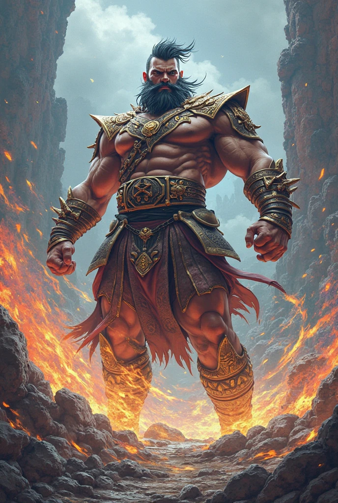 Long red hair and a long, equally red beard. Muscular body with a height of 2,5 meter, it was very clear at what level of authority he held. He just looked down on those below him as he flew and didn't flinch at the virtual blood that flooded the ground. It was the blood of virtual gods who had died the 1251st time. Naked gay big dick