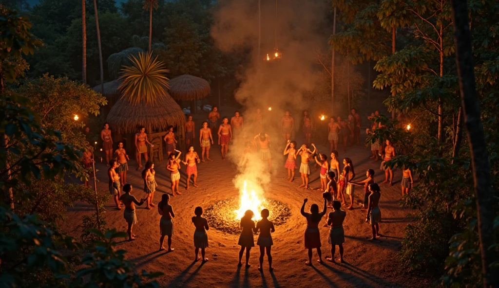 Over time, their curiosity led them to approach the fire, carefully learning how to control it. They mastered the art of creating fire, using it not only for warmth and protection but also to forge tools, cook food, and illuminate the darkness.