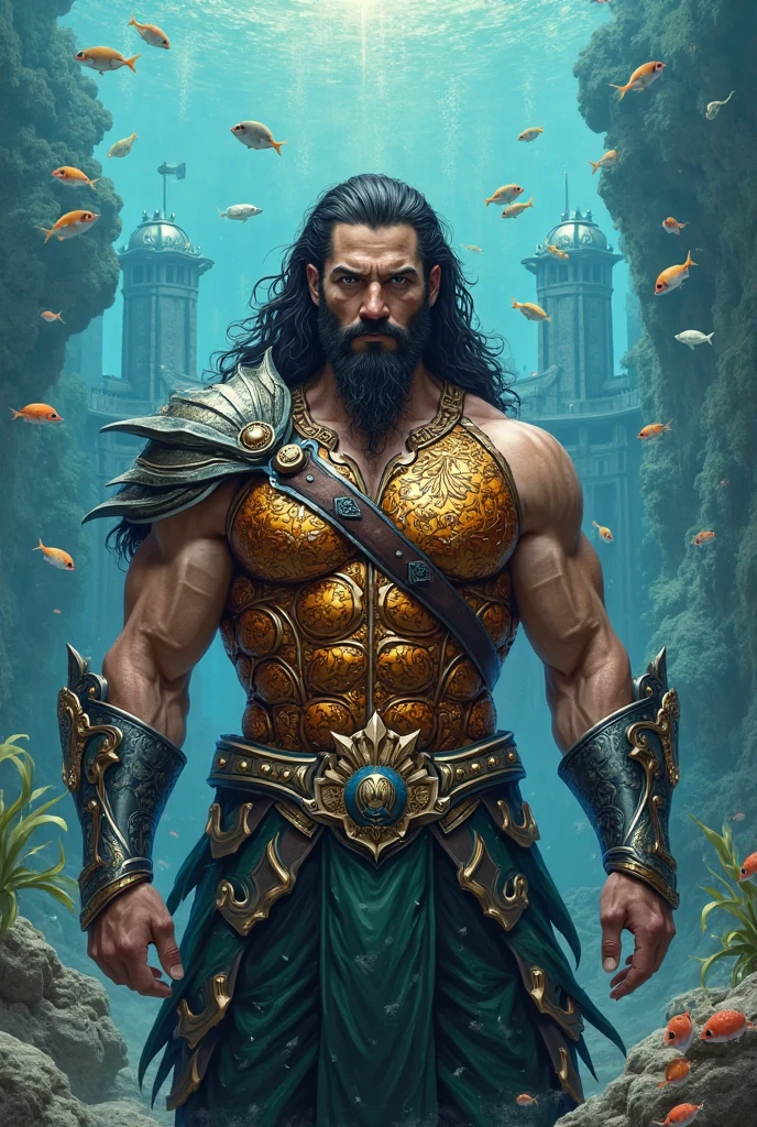 Jason Momoa, a fearless Viking warrior and leader, hyper detailed and ornate leather armor, full body, in artstation forest art, hazy background, realistic epic, rutkowski, hdr, intricate details, hyperdetailed, cinematic, rim light, muted colors: 1.2, dark fantasy, dark and reddish sky, with dark mountains in the background, dark and dangerous atmosphere