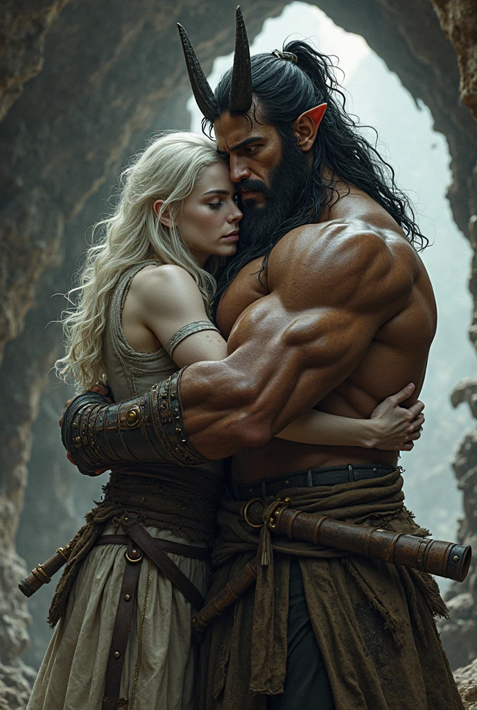 Khal Drogo kissing Daeneerys Targaaryen 