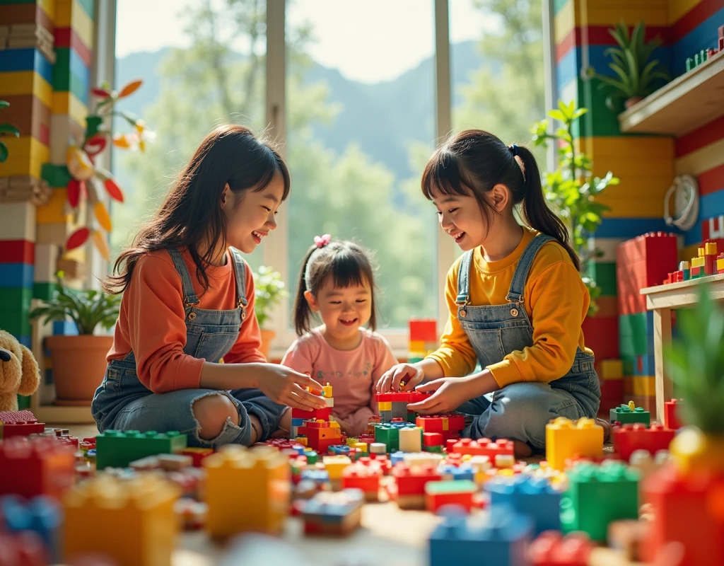 toy room, inclusive with diverse toys for children in education and early elementary years 