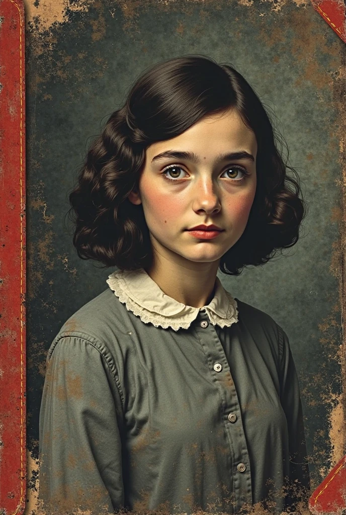 visual representation in the form of a painting drawing inspiration from anne franks life story and courageous journey . it should also represent freedom justice harmony and peace
