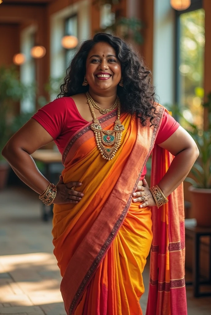 South Indian plus size model