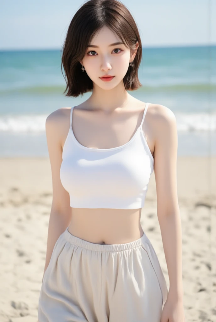 (Highly detailed CG Unity 8k wallpaper), (巨作), (Best quality), (Super detail), (best illustration), (Best Shadow), (Photorealistic:1.1),(PureErosFace_V1:0.5),(Taiwanese cute girl),(Taiwanese Sexy Woman),,Real human skin, Lens flare, Shade, Backlight,Lotus pond，Under the lotus，Under the lotus leaves，(Depth of field),(Natural light), filmgrain,((A girl with))),uhdr,(Detailed eyes:1.4),Brown eyes, Seductive smile,kawaii,(solofocus),(Black hair),((Princess Cut Long Hair, Low Braided Ponytail))(Chinese Hair Accessories)))(See-Through Grey Hansou),(See-Through Gray Chinese Tan Costume Cloak)))((( Huge and drooping breasts)), (((Cowboy shot)), (Close-up) Blurred background, 18 years old, (((solo)), (Shiny skin), cutea, wearing a diamond necklace, (watch audience), (Look at the front), (smile512:0.1), (Night), (Big)), (No face makeup), , (Wet), (full of sweat), With his mouth open, (squinting: 0.5), (Show pubic hair), ((small areolae)),