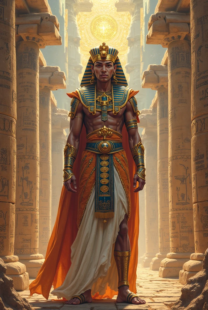ancient Egyptian，pharoah，digital landscape art, Detailed scenery —width 672, landscape artwork, environment design illustration, scenery art detailed, Desert oasis landscape, concept-art, 4k highly detailed digital art, 4 k digital painting, 4k digital painting, stunning digital illustration, Desert background, digital painting concept art, Detailed digital painting