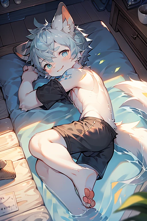 (dark environment:0.8),masterpiece,high quality,abstract res,digital painting\(artwork\), by Dagasi, yupa,kiyosan,(anthro,fluffy fur,character focus:1.1),anthro male cat,nsfw, cumming, no clothes, naked, nudity, penis cumming, showing off penis, sex, intense orgasm, moaning, satisfaction from orgasm , small abs , (nsfw:1.5) , (orgasm:0.8) , (cumming:0.8) , detailed nipples , small penis size. short hair,portrait , eyes with brightness, in a panoramic view, Character focus.(detailedbackground:0.7), solo, shaggy, shaggy male, malefocus, anthr,(Full Body Furry, Fluffy tail, Blue fur, Pale pink eyes, Gray hair:1.2), (long canines、Upper body naked:1.2),(external、daytime、ln the forest、rivers:1.1)Fox type,with her mouth open,Be red in the face,Flattery