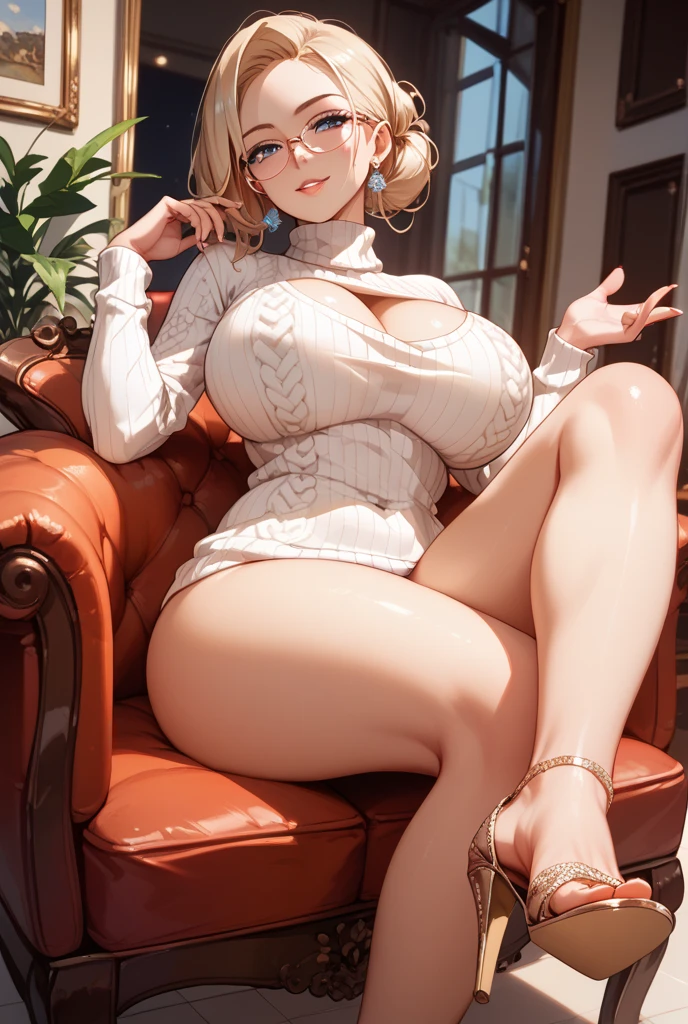 (masterpiece:1.2, highest quality), (highly detailed face, real image, delicate skin tone realistic skin, realistic body,woman1,Authentic nudes with intricate details,Western castle background,Bright golden hair,messy hair,boyish,full body shot,leopard pattern,long eyelashes,expensive,huge cleavage,big bust,oversized erect nipples,fascination pose,big hips, thick chest plate, beautiful feet, and a thin waist,pussy,clearware,whiten skin,high heels