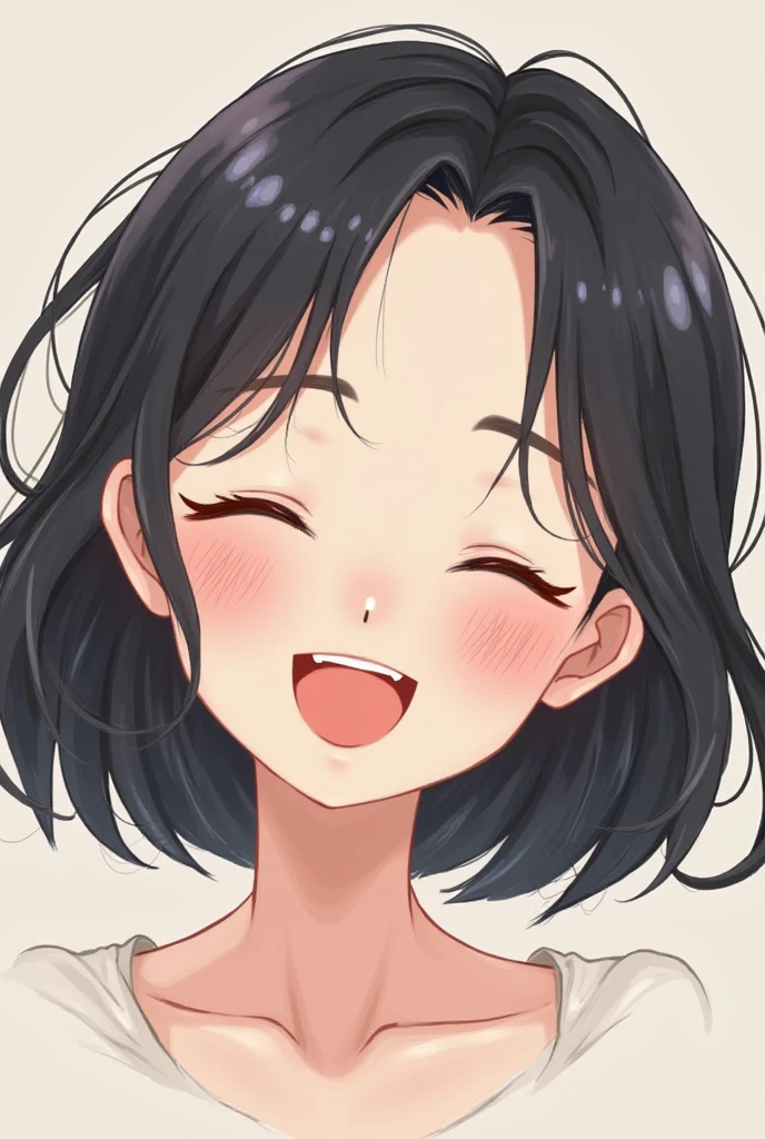 shoot from above、alone、headshot、Lick it with your tongue、Open your mouth wide、teeth、Close-up of face、primary school、School building、In the classroom、forehead、Open shoulder tops、Private Server、Girl、Girl、Short、Younger、Lower school year、Baby Face、flat chest、smile、Open one eye
