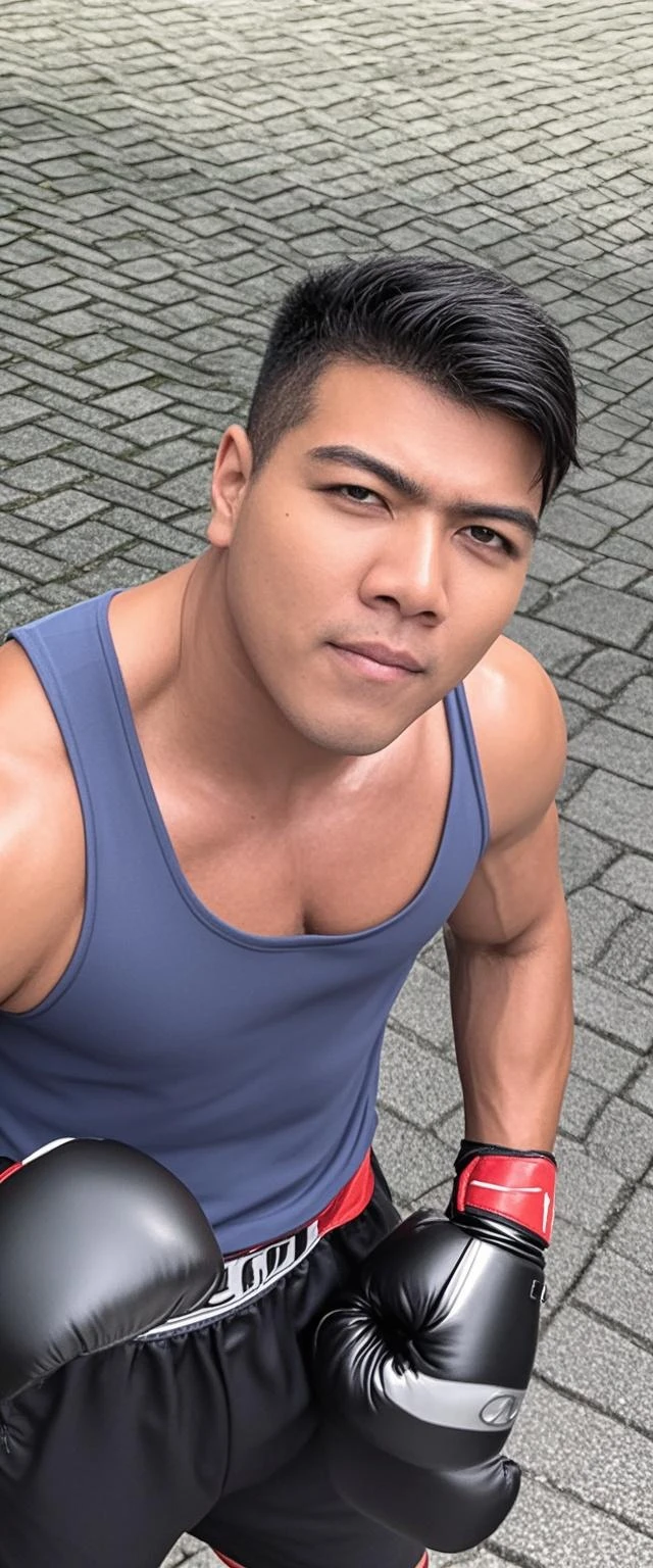 1 man with no shirt on standing on a ledge in front of a window, handsome realistic face with detailed facial features, handsome chad chin, shirtless,shiny wet lustrous erotic muscles, showing his belly button with hair downwards, shirtless, bare chest, mega muscles, mega large pecs, super large pink erect prominent big nipples, big biceps, grey hair, petronas towers background, illusttrations art, digital art, depth of field, shadow, shadow,