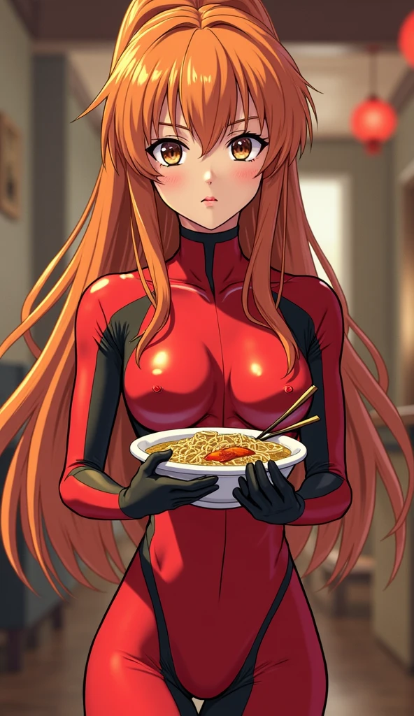 ((souryuu asuka langley,bodysuit,red plugsuit1.2,Blonde,long ponytail)),(Glowing eyes:1.233), diffuse reflection, high-profile, majestic,(frown,Tsundere,a very blushing face,adorable face,bishoujo,kawaii,)(Beautiful and detailed eyes:1.3),1girl,Solo,(Masterpiece,Best quality, offcial art,Target the audience, Beautiful and aesthetic:1.2),(超高分辨率,Golden ratio), (4K), (looking from above),((flower bouquet,))kneeling,Floating, (photo maping, Physically-based rendering,automatic white balance),Amazing,Sharp focus,(((holographic))), (((high detailed skin,)))Dynamic lighting,Intricately detailed clothing,Watery eyes,(masterpiece sidelighting),(busty,a beauty girl,The sheen),[[Delicate fingers and hands:0.55]::0.85],(Detail fingers),((((BREAK,Design an image with a fisheye lens effect, capturing a wide field of view with a distinctive, curved perspective.BREAK,)))Superior photographic quality,((extremely_Detailed_Eyes_and_face)),(Disheveled hair),Movie girl,