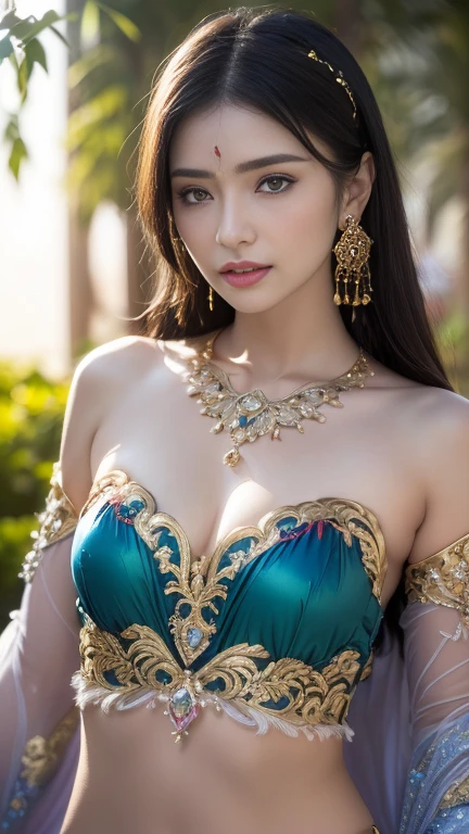 Close-up of one girl ,Blonde Hair , Big Breasts , ((Large Breasts:1.3))Shadowbringers Cinematic, 4 k detail fantasy, Beautiful Fantasy Empress, Game CG, Cyansia Fantasy, Xianxia Hero, 2. 5d cgi anime fantasy artwork, Close-up shot of the movie goddess, Luan Jia and Artgerm, wow 4 k detail fantasy, Ultra-detailed fantasy characters