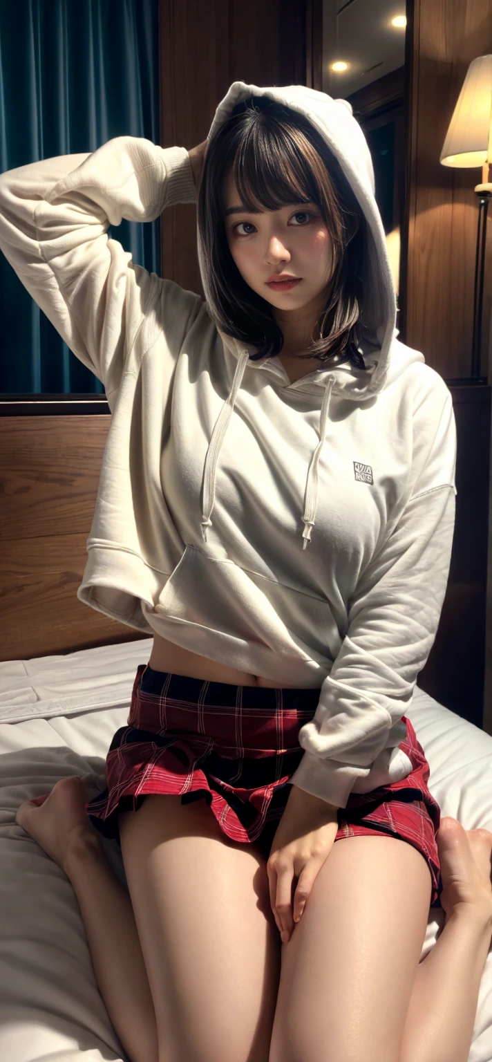 (((Japanese female elementary school student)))(10 year old girl) ((((10 year old girlが一人、solo)))) whole body写真 Full Shot Short Hair A low ponytail whole body Thighs (share) (Dark, tanned skin) Summer clothes Short sleeve I only wear a long hoodie as my everyday clothes Half-open zipper cute (smile) Fitting room in a clothing store Shot from between the legs Spread your legs shareを開く Through the gap(Panties)I can see shorts