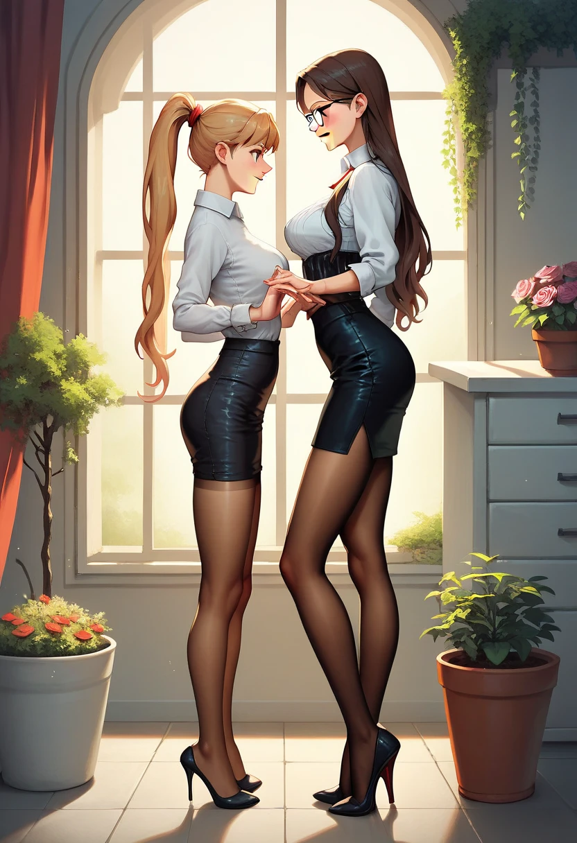 (((masterpiece, Highest quality, High resolution, 超High resolution, Perfect Pixel, Depth of written boundary, 4K, RTTX 10.0))), Beautiful Anime Woman, Beautiful art style, Anime characters, ((Smooth texture, Realistic texture, Anime CG Style)), Perfect and accurate finger count、Exact number of legs、(Exact number of arms:1.0, Exact number of hands:1.0), (Perfect hands, Perfect Anatomy), Cinematic, Realistic, Extremely detailed CG, Daytime lighting, Perfect lighting, Best Shadow, The best natural light, whole body, Perfect body, バランスのとれたPerfect body, Perfectly balanced style, Soft body, Slender body, ((bangs, Reddish brown hair, Long Hair, ponytail)), ((The back view of a cute adult woman walking:1.8)), (Sexy and cute magenta underwear:1.3), (Stylish shiny magenta satin full back panties, Side-tie full-back magenta panties, Magenta panties with lace trim:1.3), (Magenta Micro Lace Satin Bra:1.3), (Knee-high socks:1.3):1.5), (Embarrassed expression:1.5), blush, (School corridor, Corridor with windows, Long corridor, In the background, there are many male students walking., The boys are paying attention to the girls:1.7), naked, In underwear, Only bra, panties and knee socks, School shoes, Angle from the rear, Close-up angle of buttocks in magenta panties