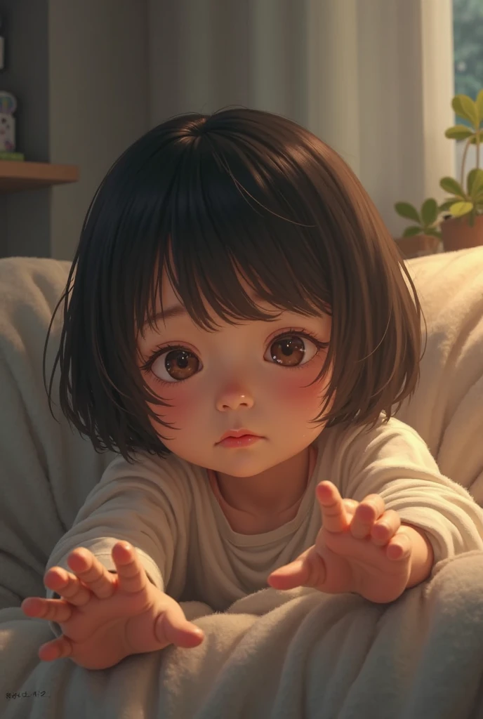 Create a  GIRL with a small towel