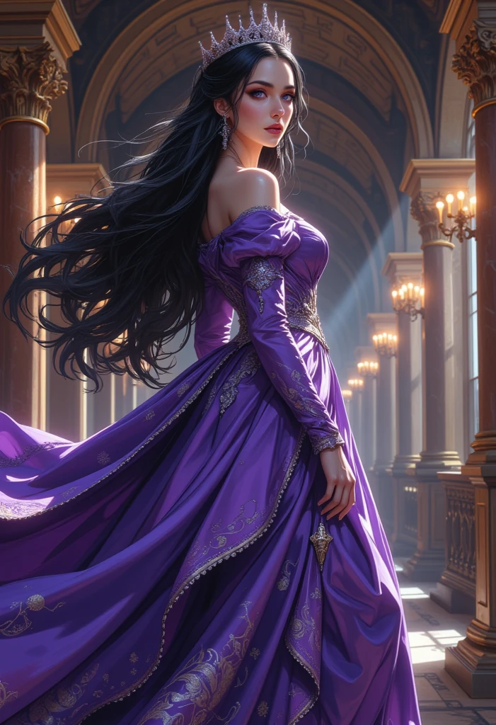 a close up of a woman in a purple dress , style artgerm, cushart krenz key art feminine, extremely detailed artgerm, ! dream artgerm, style of artgerm, artgerm lau, like artgerm, artgerm. high detail, artgerm detailed, alluring mesmer woman