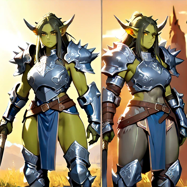 1girl, githyanki, solo, jewelry, pointy ears, flat nose, necklace, hair bun, posing with butt facing the camera, rubbing hands on her butt, wearing brown pants, (masterpiece, best quality), ultra-detailed, cinematic lighting, highly detailed face, intricate jewelry, cinematic pose, detailed clothing folds, photorealistic, vibrant colors, smooth shading, sharp focus